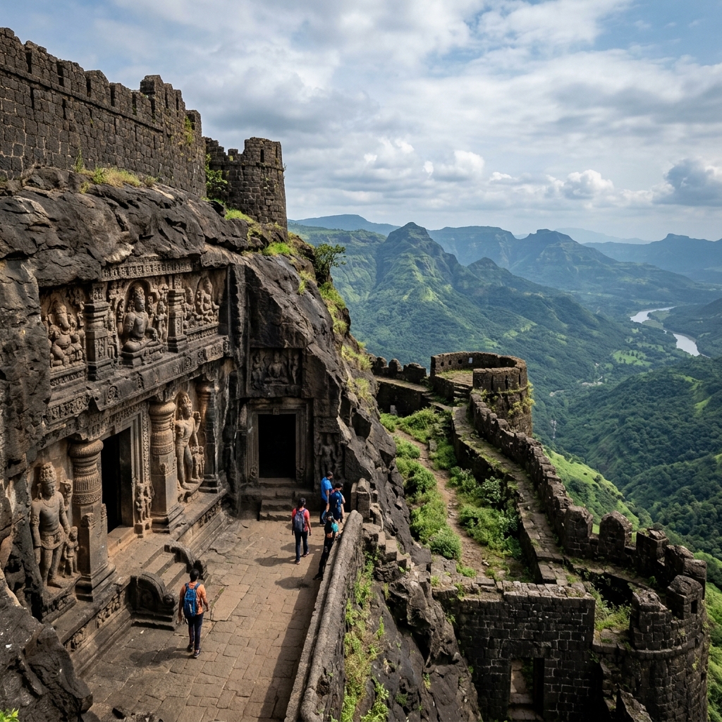 Echoes of History: Exploring the Tringalwadi Fort